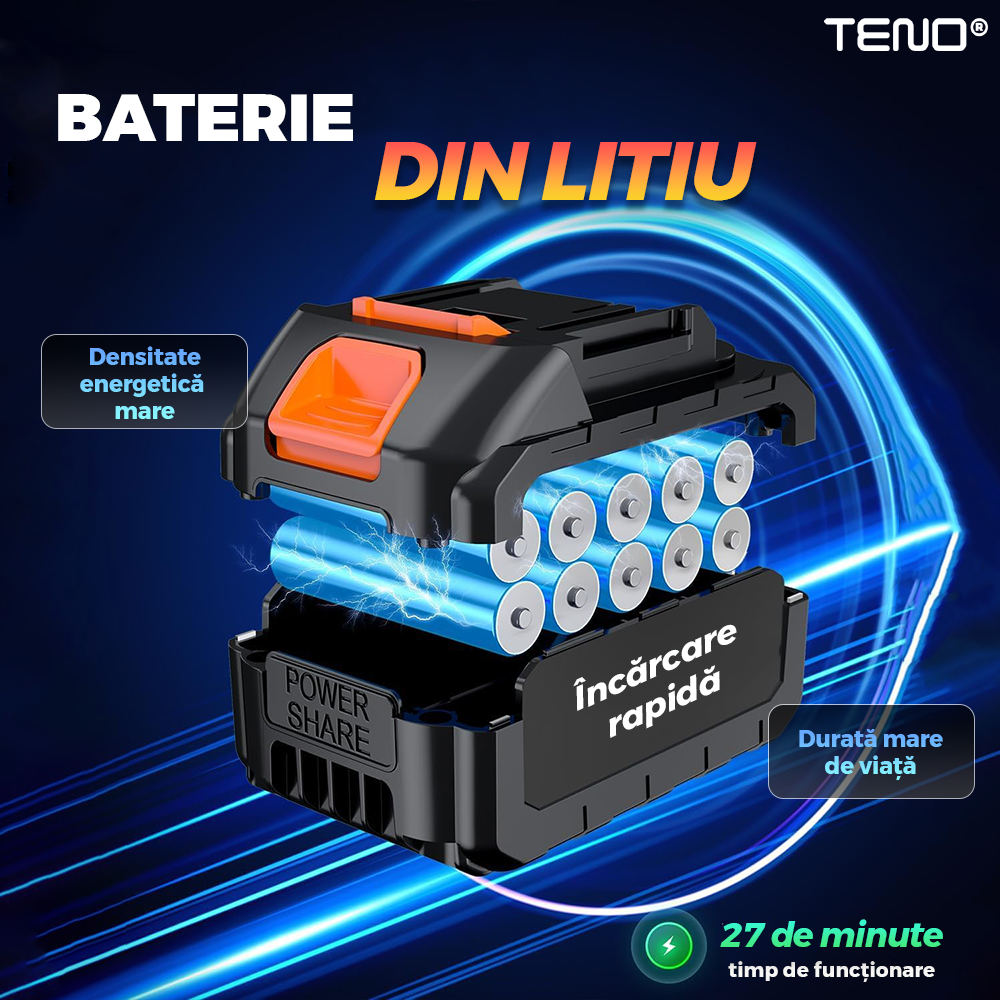 Aspirator auto & casă fără fir – curățenie rapidă oriunde