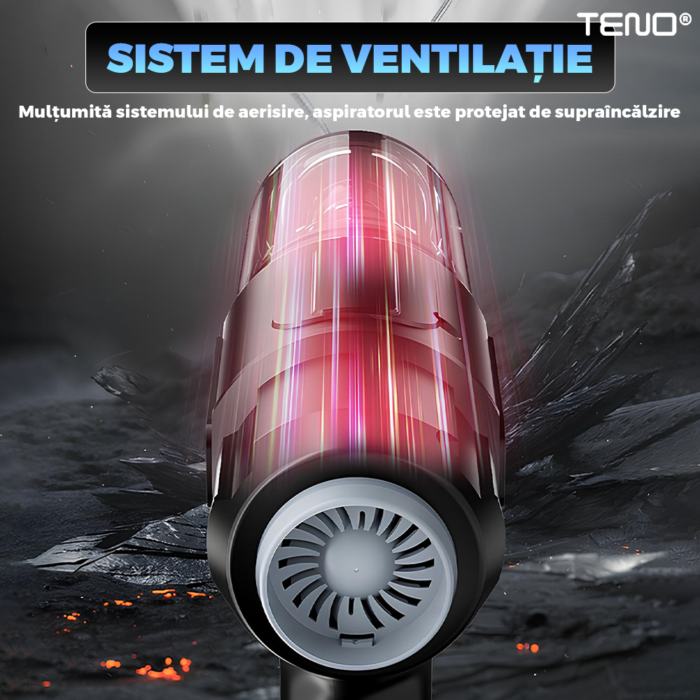 Aspirator auto & casă fără fir – curățenie rapidă oriunde