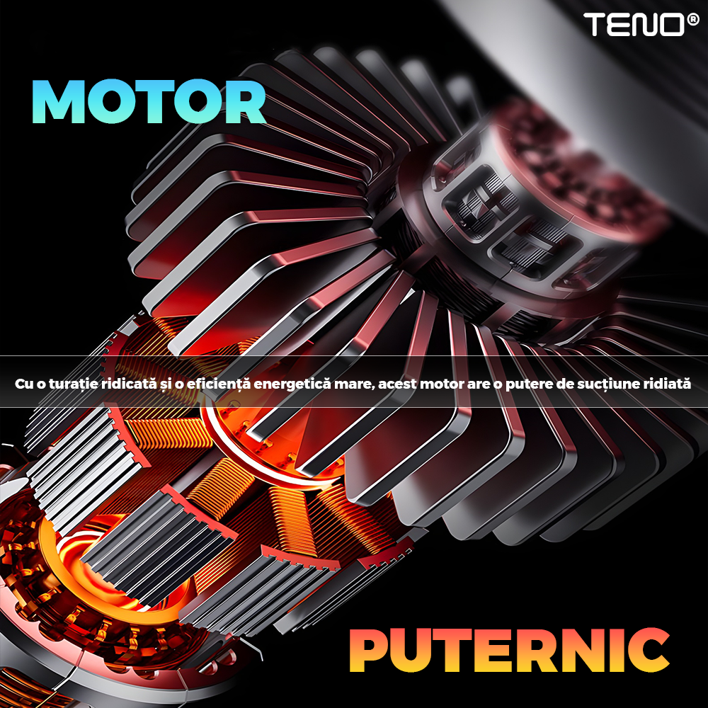 Aspirator auto & casă fără fir – curățenie rapidă oriunde